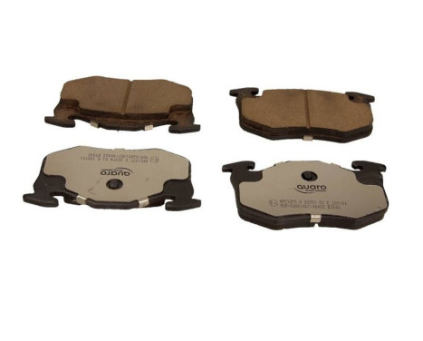 Brake pad set, disc brake QP0137C Quaro