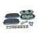 Brake pad set, disc brake QP0158 Quaro