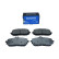 Brake pad set, disc brake QP0158C Quaro, Thumbnail 2