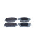 Brake pad set, disc brake QP0161 Quaro