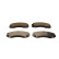 Brake pad set, disc brake QP0174C Quaro