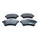 Brake pad set, disc brake QP0175C Quaro