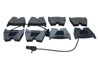 Brake pad set, disc brake QP0191C Quaro