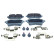 Brake pad set, disc brake QP0206 Quaro