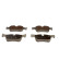 Brake pad set, disc brake QP0244 Quaro