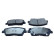 Brake pad set, disc brake QP0246C Quaro