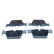 Brake pad set, disc brake QP0250 Quaro