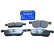 Brake pad set, disc brake QP0257C Quaro, Thumbnail 2