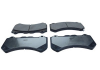 Brake pad set, disc brake QP0262C Quaro