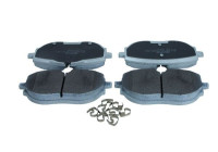 Brake pad set, disc brake QP0272 Quaro