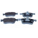Brake pad set, disc brake QP0332 Quaro