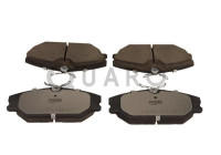 Brake pad set, disc brake QP0362C Quaro