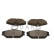 Brake pad set, disc brake QP0362C Quaro