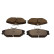 Brake pad set, disc brake QP0362C Quaro