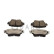 Brake pad set, disc brake QP0399C Quaro