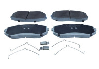 Brake pad set, disc brake QP0403 Quaro