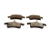 Brake pad set, disc brake QP0404C Quaro