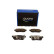 Brake pad set, disc brake QP0406C Quaro, Thumbnail 2