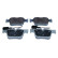 Brake pad set, disc brake QP0434 Quaro