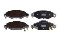 Brake pad set, disc brake QP0463 Quaro