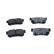 Brake pad set, disc brake QP0485C Quaro