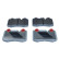 Brake pad set, disc brake QP0502 Quaro