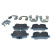 Brake pad set, disc brake QP0510 Quaro