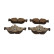 Brake pad set, disc brake QP0520C Quaro