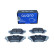 Brake pad set, disc brake QP0524 Quaro, Thumbnail 2