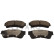 Brake pad set, disc brake QP0533C Quaro