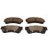 Brake pad set, disc brake QP0533C Quaro