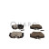 Brake pad set, disc brake QP0552C Quaro