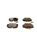 Brake pad set, disc brake QP0552C Quaro