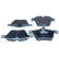 Brake pad set, disc brake QP0573 Quaro
