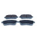 Brake pad set, disc brake QP0603 Quaro