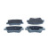 Brake pad set, disc brake QP0611 Quaro