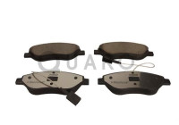 Brake pad set, disc brake QP0614C Quaro