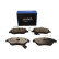 Brake pad set, disc brake QP0614C Quaro, Thumbnail 2