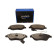 Brake pad set, disc brake QP0614C Quaro, Thumbnail 2