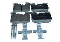 Brake pad set, disc brake QP0627 Quaro