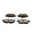 Brake pad set, disc brake QP0640C Quaro