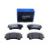 Brake pad set, disc brake QP0655C Quaro