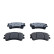 Brake pad set, disc brake QP0655C Quaro, Thumbnail 2