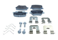 Brake pad set, disc brake QP0668 Quaro