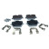 Brake pad set, disc brake QP0678 Quaro