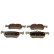 Brake pad set, disc brake QP0696 Quaro