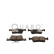 Brake pad set, disc brake QP0696C Quaro