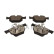 Brake pad set, disc brake QP0762C Quaro