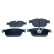 Brake pad set, disc brake QP0766 Quaro