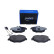 Brake pad set, disc brake QP0782C Quaro